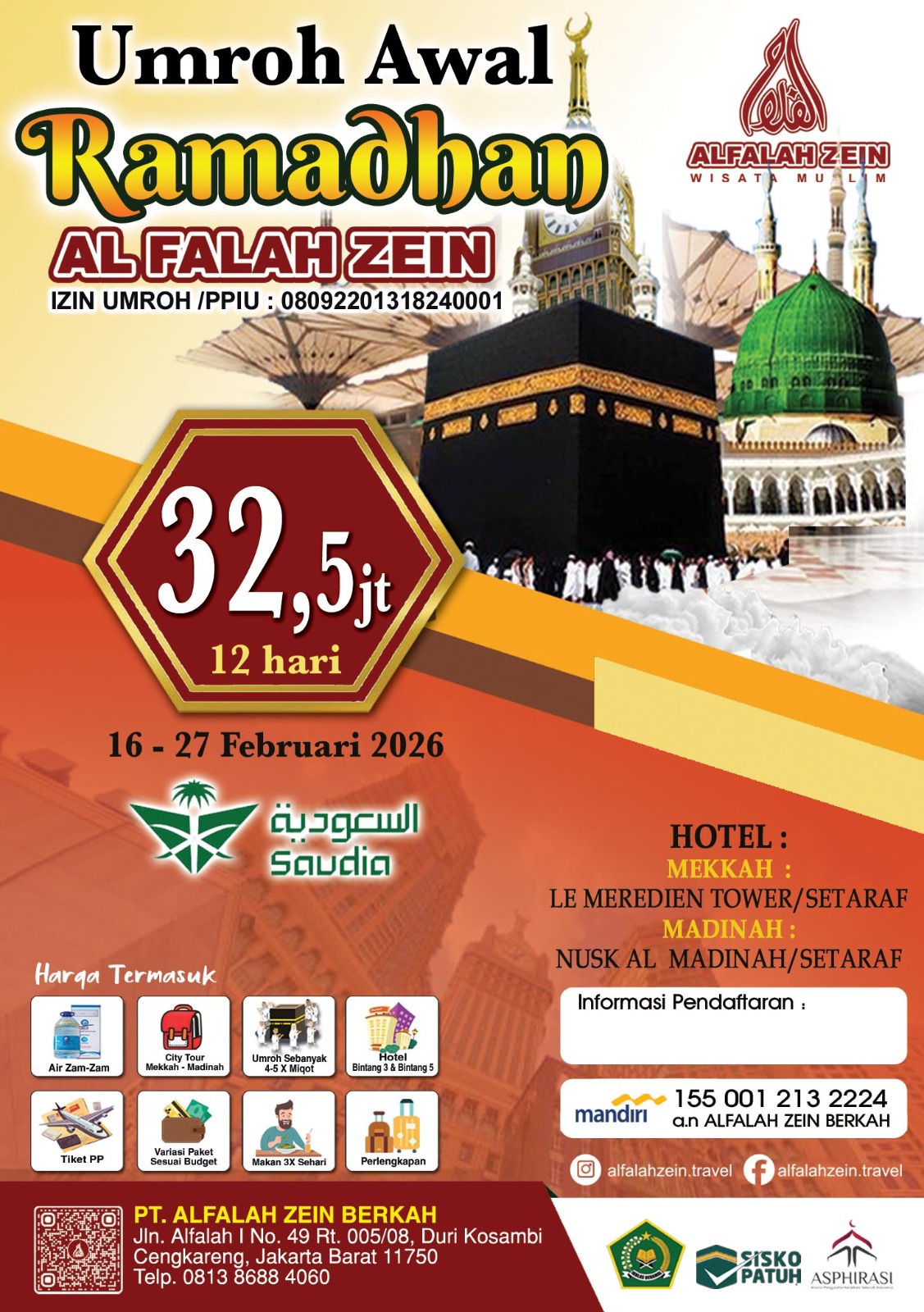 UMROH AWAL RAMADHAN FEBRUARI